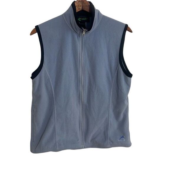 Eastern Mountain Sports Fleece Full Zip Vest Blue Size Small - Picture 1 of 6